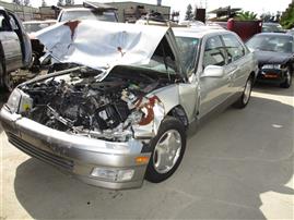 2000 LEXUS LS400, 4.0L AUTO ,COLOR SILVER, STK Z15932